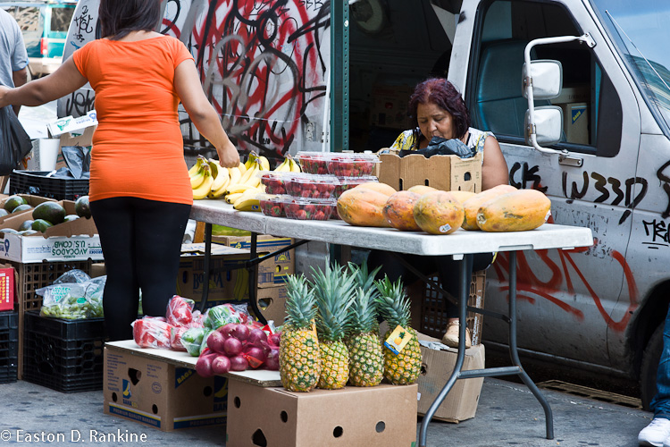 Tropicals with graffiti - Washington Heights