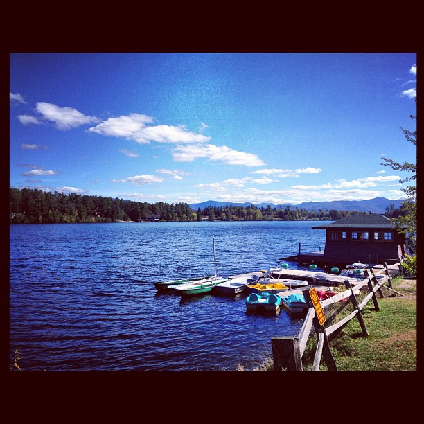 Mirror Lake, Lake Placid, NY