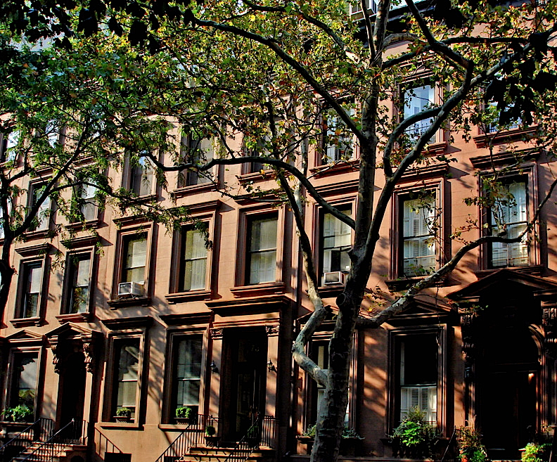 Brownstones on Remsen Street