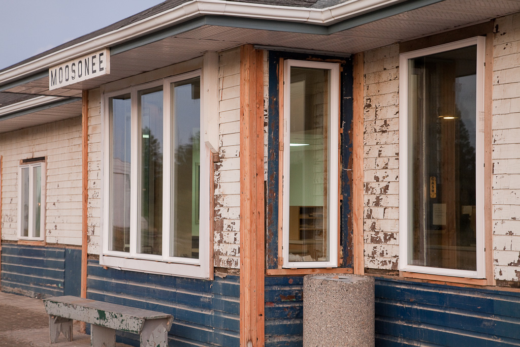 Renovations to Moosonee station 2009 September 10th