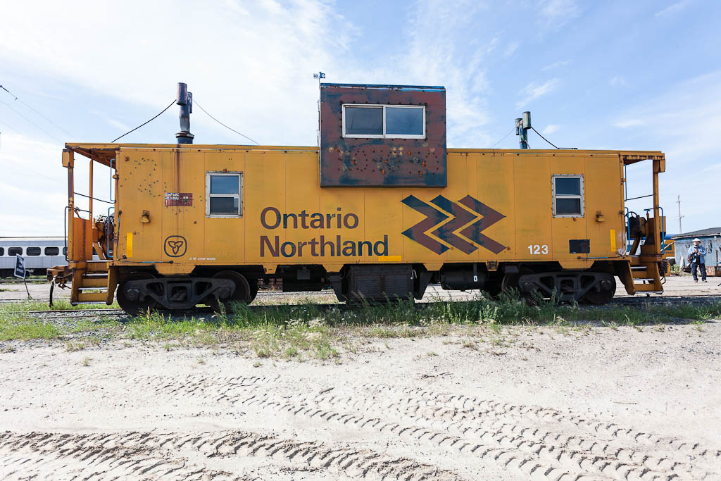 Ontario Northland Railway caboose 123