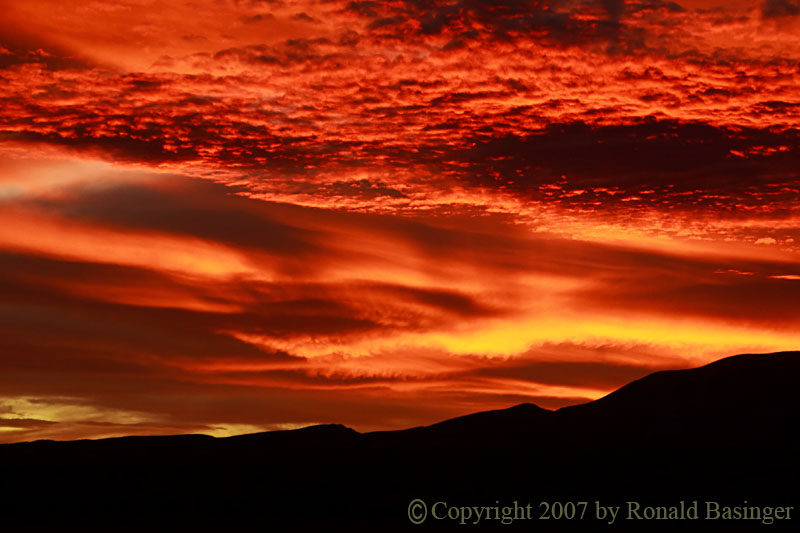 Sunset Behind the Mountains (NM)