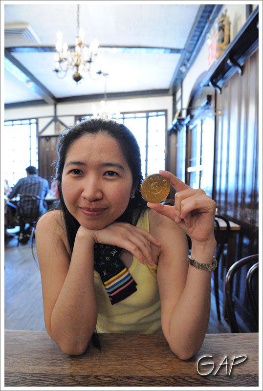 Chocolate coin