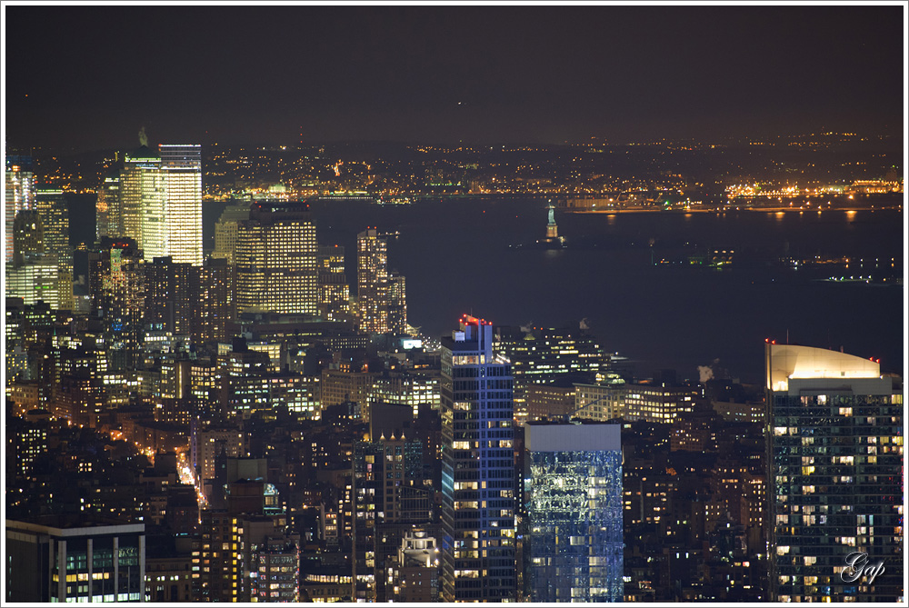Statue of Liberty in the distance