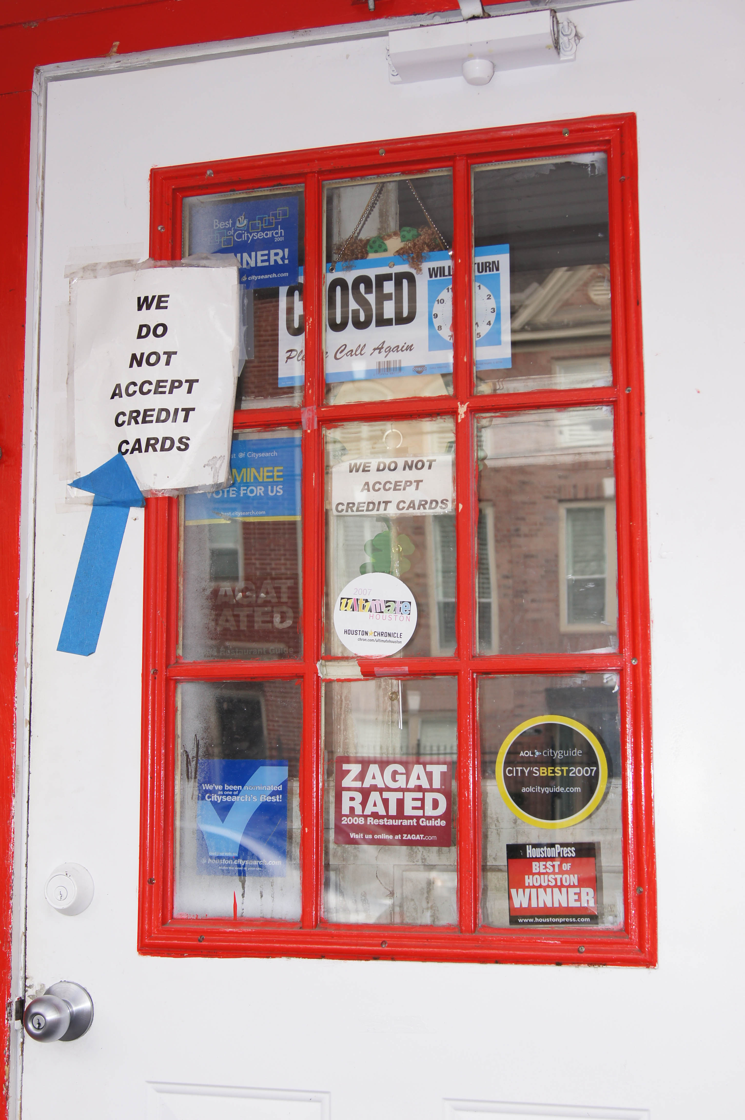 Cash Only at Lankfords Grocery and Closed on Sundays