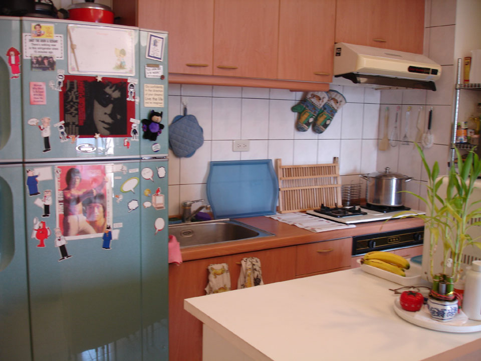 From my bedroom into kitchen.