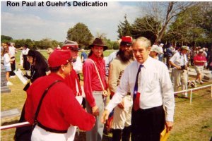 Photos of the Guehrs Monument and decication ceremony