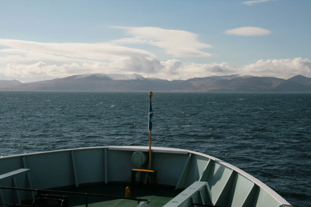 Turning up into the Sound of islay