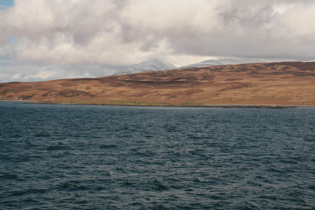 In the Sound of Islay with Jura to the right