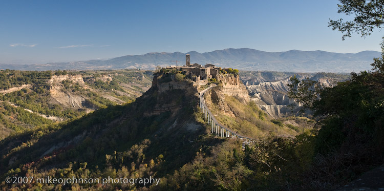 Civita d Bagnoregio from Lubriano