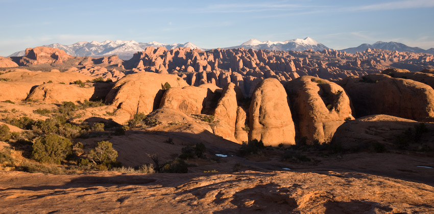 Behind the Rocks and Lasal Mountains