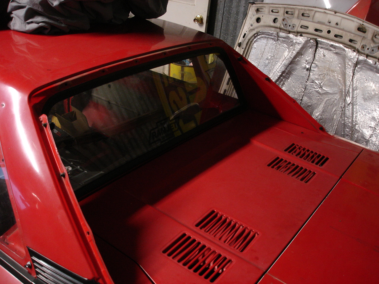 Prepping for paint.
