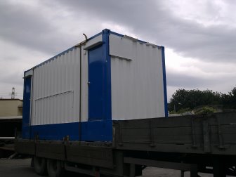  20ft Container Toilet c/w Sewage Tank