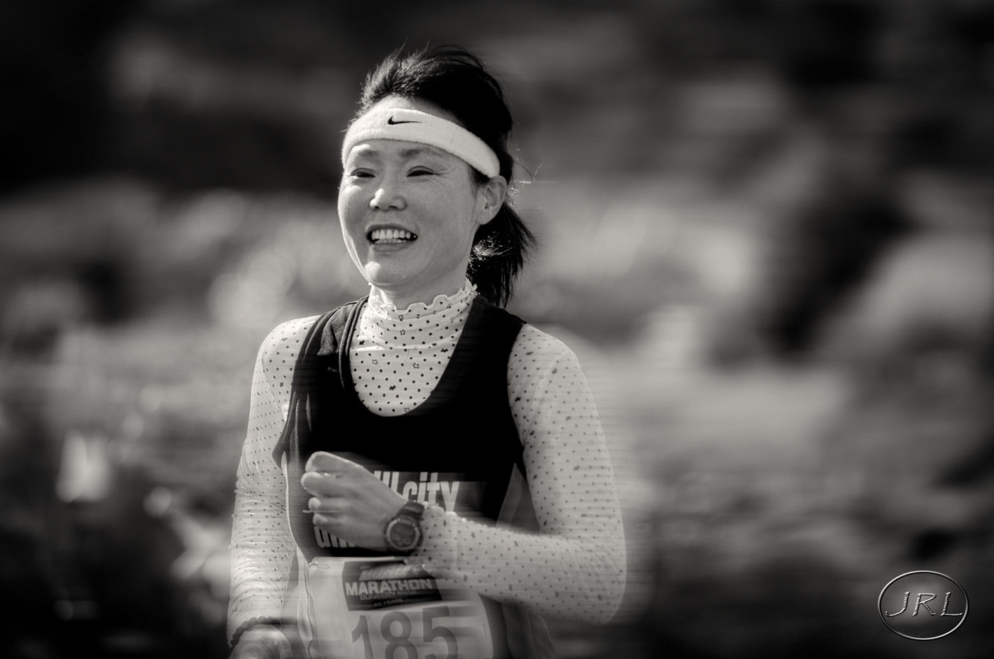 The happiness of the long distance runner.