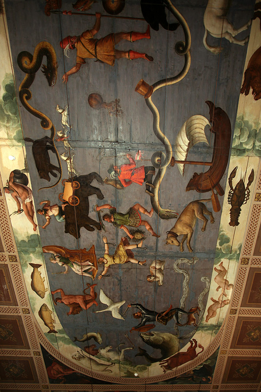 Ambras Castle: The Armouries: Ceiling Paintings