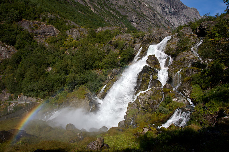 Briksdal Glacier (Briksdalsbreen): Waterfall