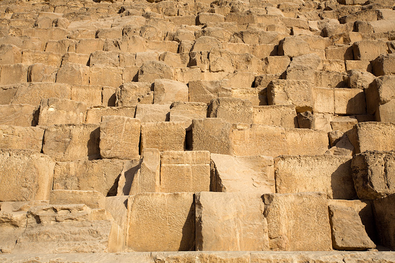 Giza: Pyramid of Cheops: Texture