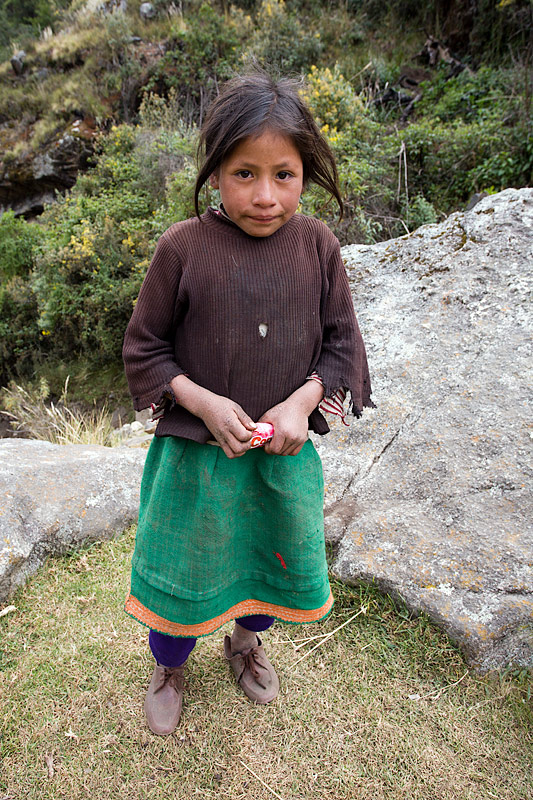 Girl from Huaripampa Valley