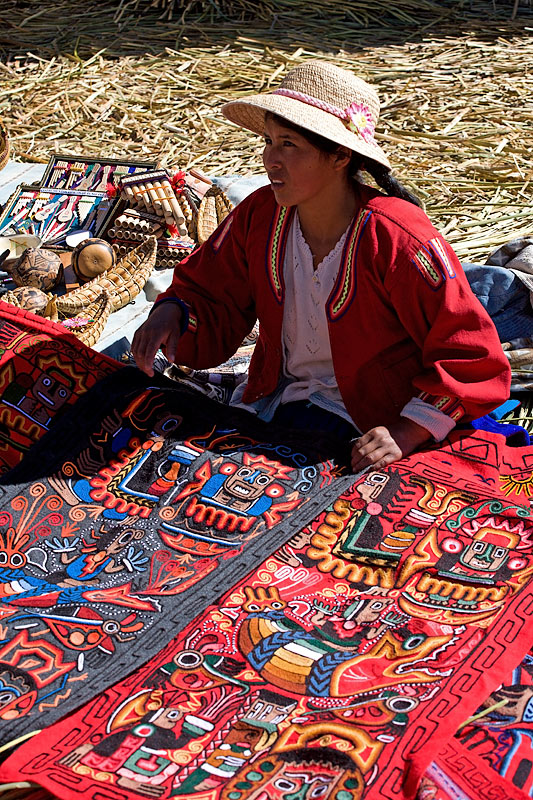 Woman with Handicraft