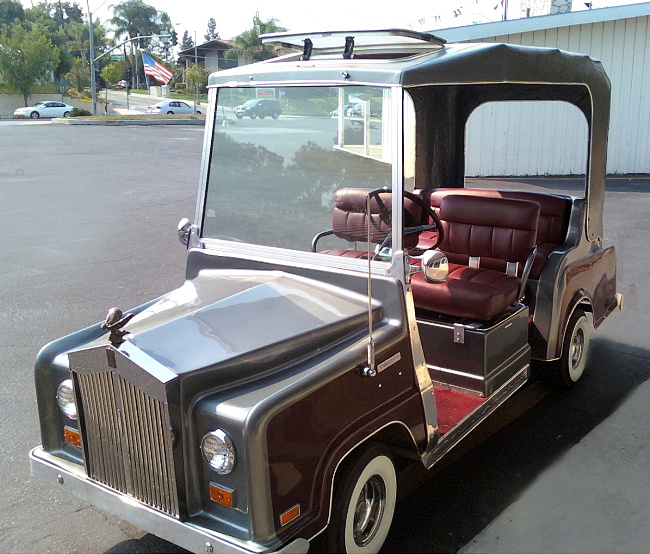 rolls royce golf buggy