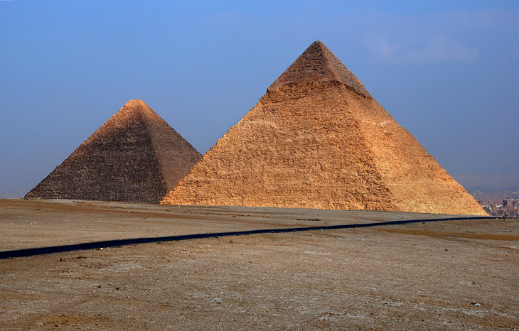 Lighting up the Pyramids
