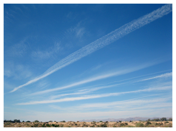 Chemtrails Spreading Out  More