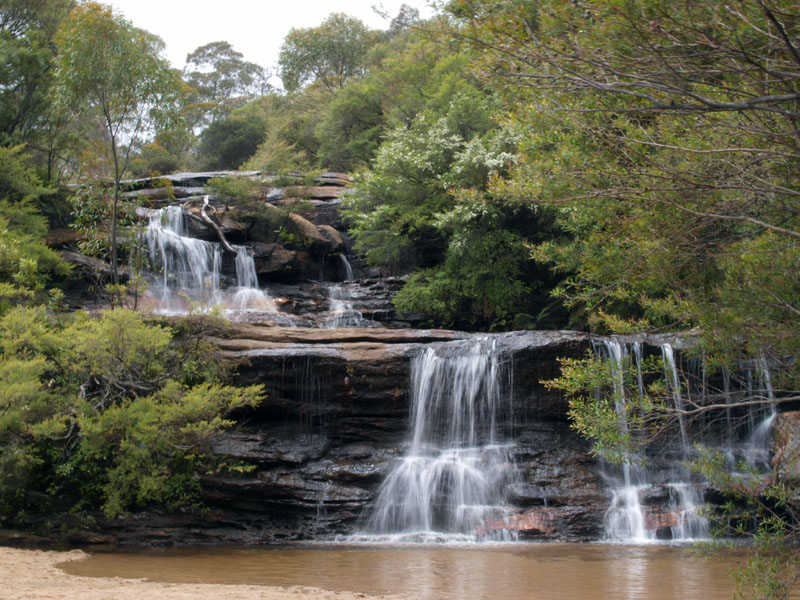 Cascades above the main falls - 2