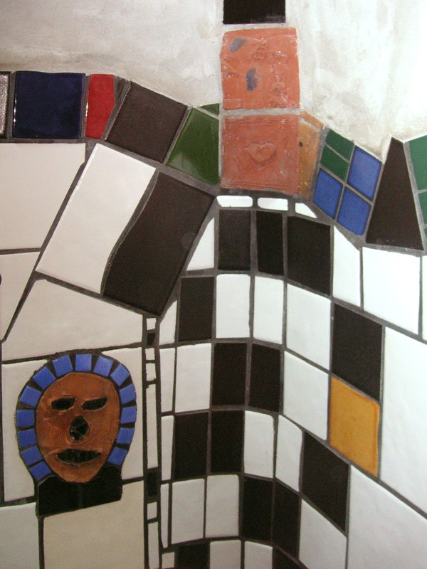 Face in a corner