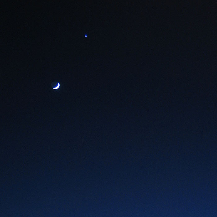 La Luna y su estrella