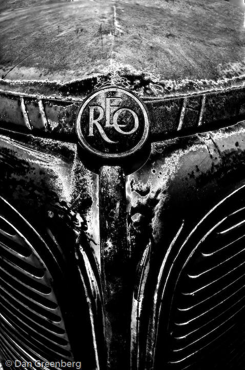 Grill off an old Diamond Reo truck