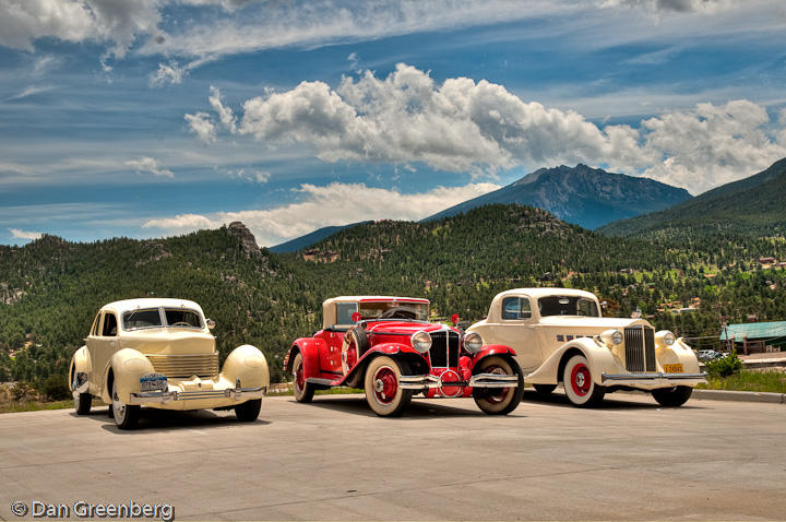 Lined up at the Fire Engine Collection