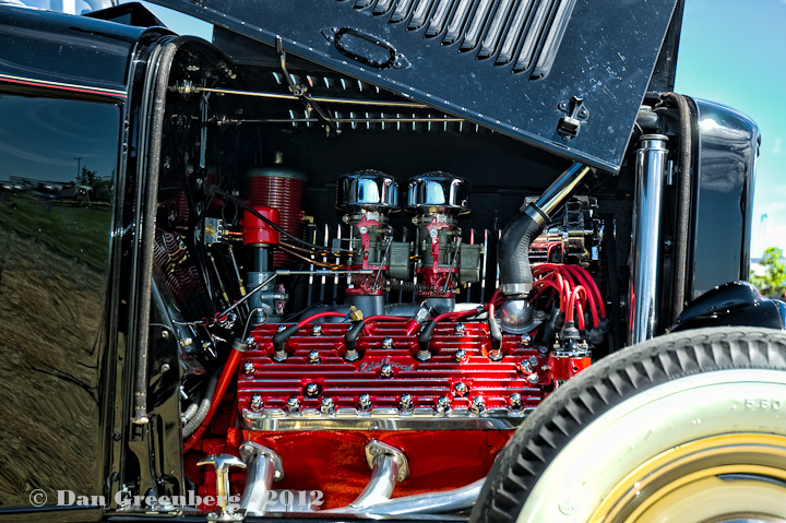 Red Flathead in a Deuce Coupe