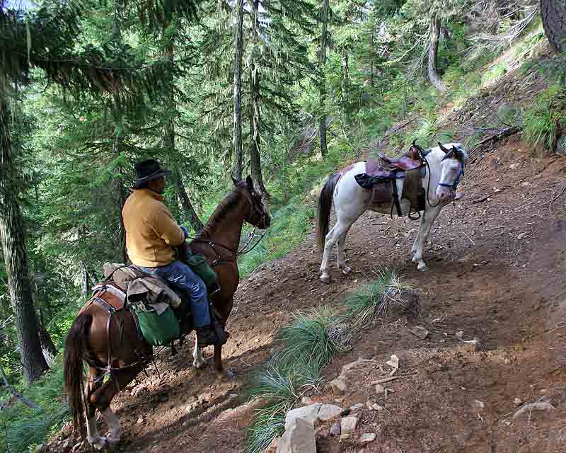 On the trail to Jug Lake