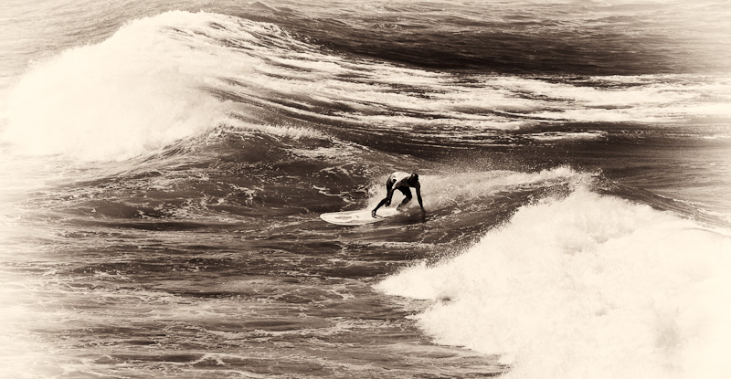 Surfer - Hookipa Beach, Maui, Hawaii