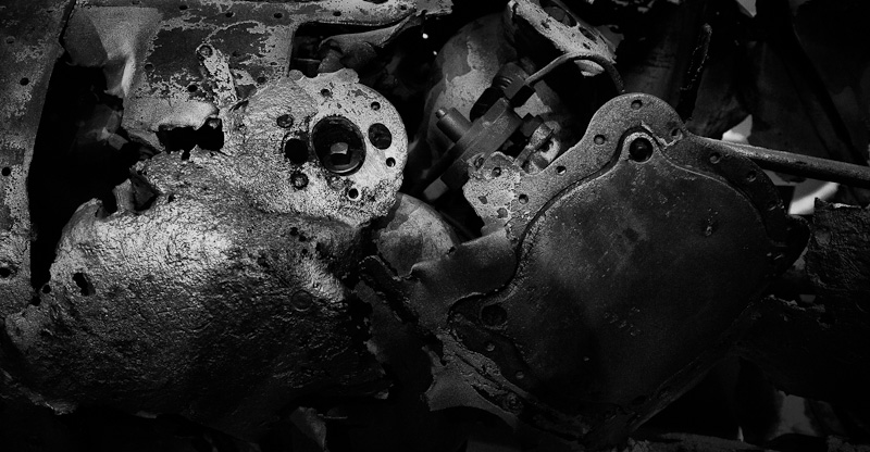 Torpedo debris, USS Arizona Memorial, Oahu, Hawaii