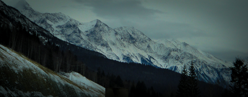Mountain range, Yoho National Park, Canada