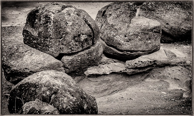 Rocks on beach, Craig Bay