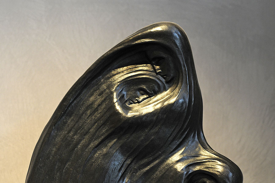 face locked in Bronze, Musee de Beaux Arts, Lyon