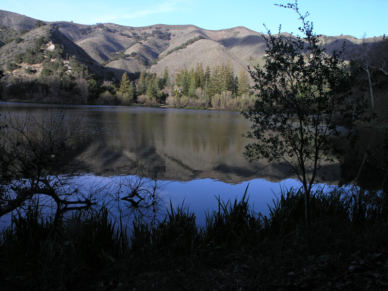 Zaca Lake. By Dave Gaines.