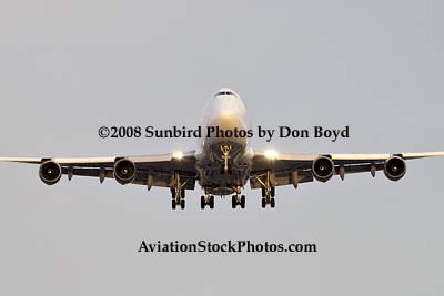 2008 - Atlas Air B747-481BCF N429MC on short final to MIA aviation cargo airline stock photo #2126