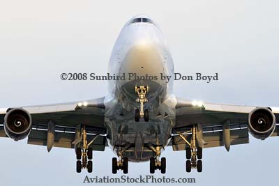 2008 - Atlas Air B747-481BCF N429MC on short final to MIA aviation cargo airline stock photo #2127