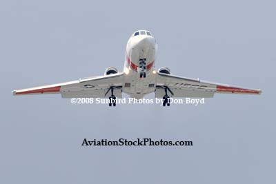 2008 - USCG HU-25C #CG-2117 on approach for fly-by at Opa-locka Executive Airport military aviation stock photo #2160