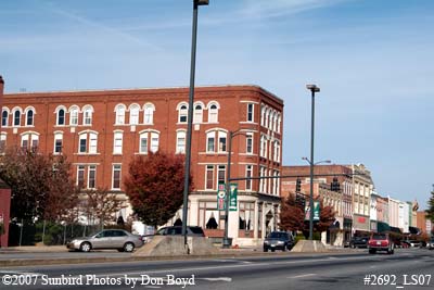 2007 - downtown Rome, Georgia landscape stock photo #2692