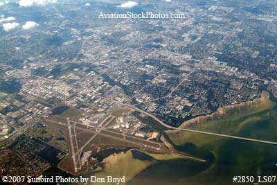 2007 - Pinellas Park, Largo, St. Petersburg-Clearwater International Airport aerial stock photo #2850