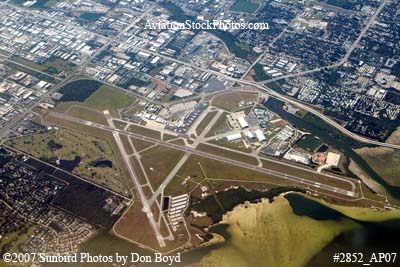 2007 - St. Petersburg Clearwater International Airport (PIE) aerial stock photo #2852