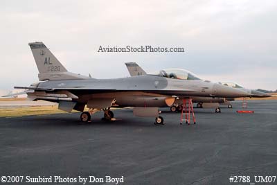 2007 - Alabama Air National Guard F-16C Block30F #AF87-0220 City of Selma military aviation stock photo #2788