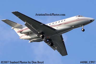 BAE 125-1000A Hawker 1000 N523LR corporate aviation stock photo #4986