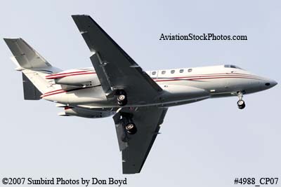 BAE 125-1000A Hawker 1000 N523LR corporate aviation stock photo #4988