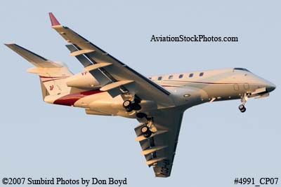2007 - Bombardier BD-100 Challenger 300 VP-CDV corporate aviation stock photo #4991