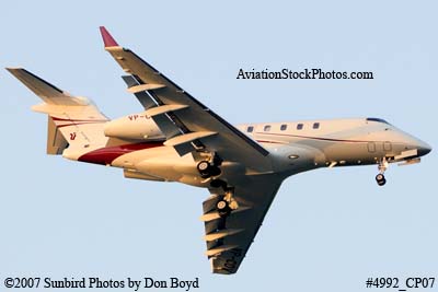 2007 - Bombardier BD-100 Challenger 300 VP-CDV corporate aviation stock photo #4992